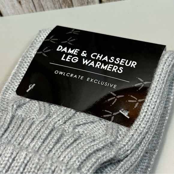 Owlcrate Gray Knit Leg Warmers - Picture 2 of 4